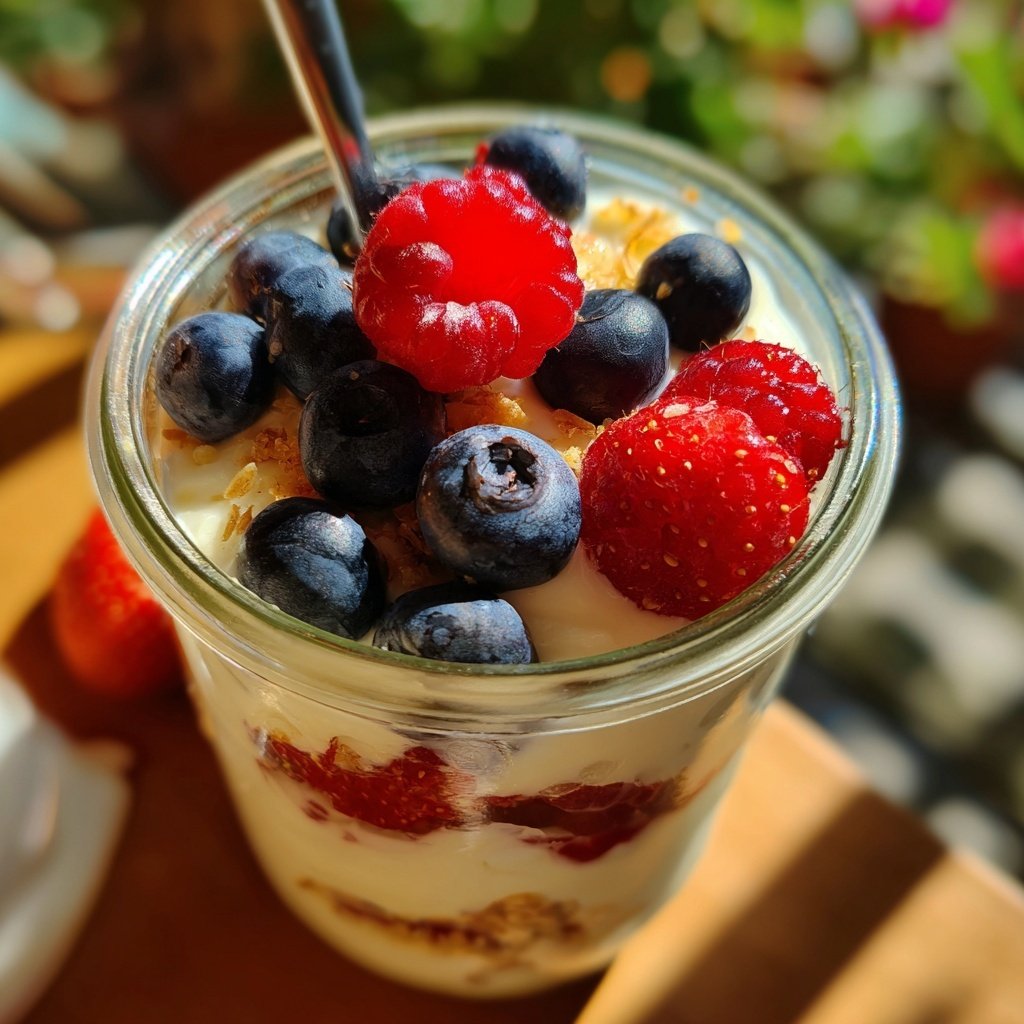 Frühstück zum Mitnehmen im Glas