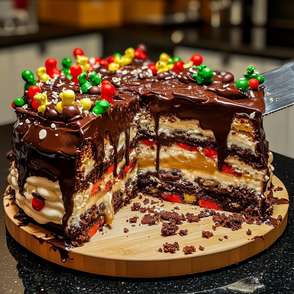 Karussell-Weihnachtstorte