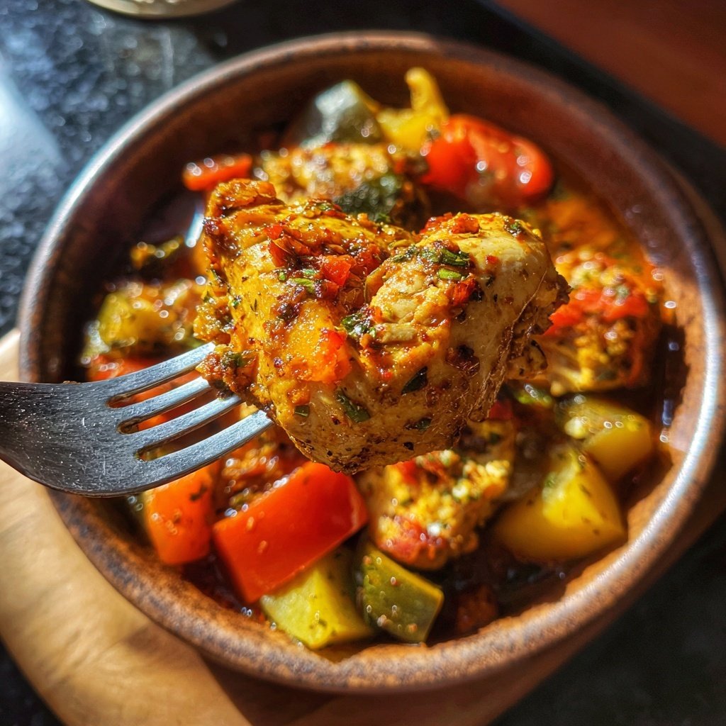 Internationale Küche Marokkanisches Hähnchen-Tagine