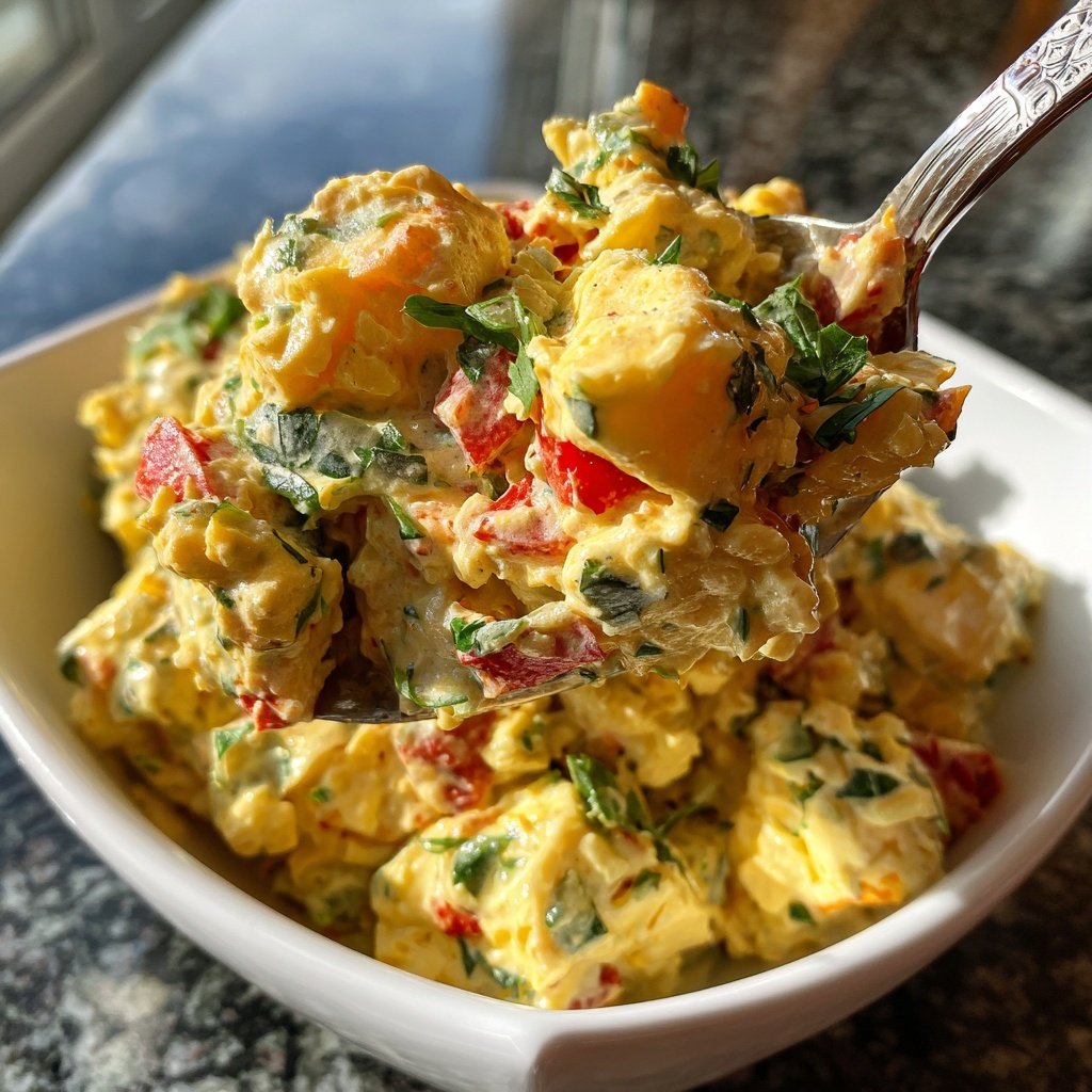 Schnell & Einfach 10-Minuten-Eiersalat mit Joghurt