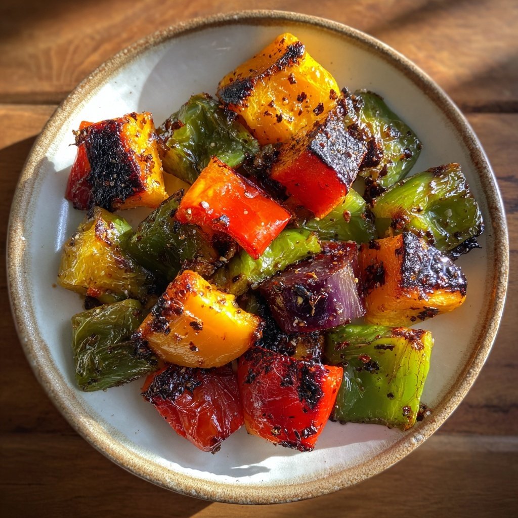 Grill Beilagen Mit Paprikawürfeln