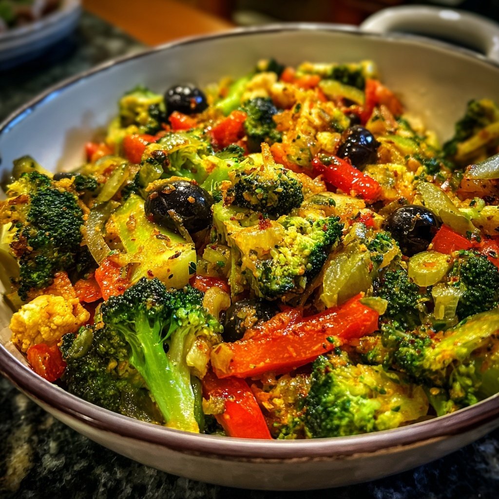 Brokkoli Pfanne Mediterran