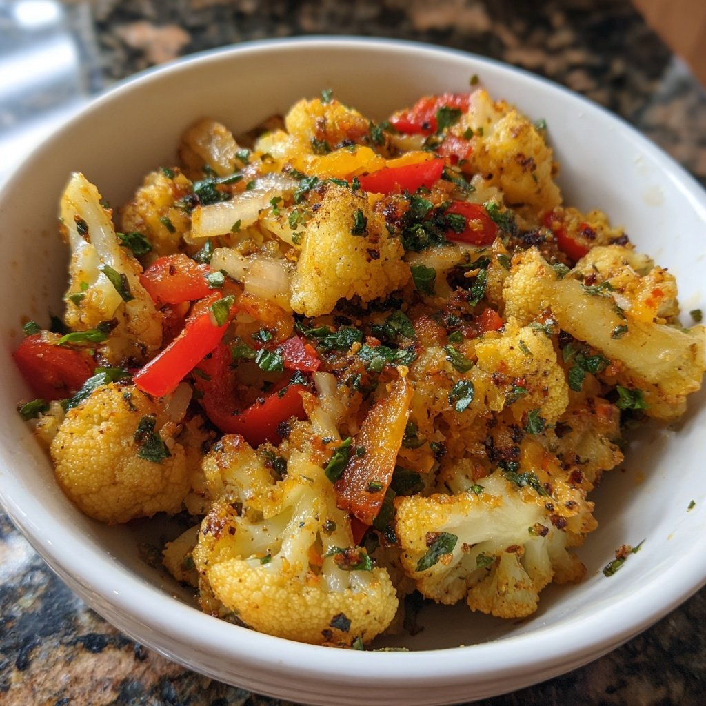 Blumenkohl Reis Pfanne