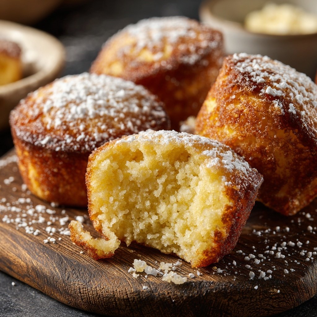 Quarkbällchen goldbraun