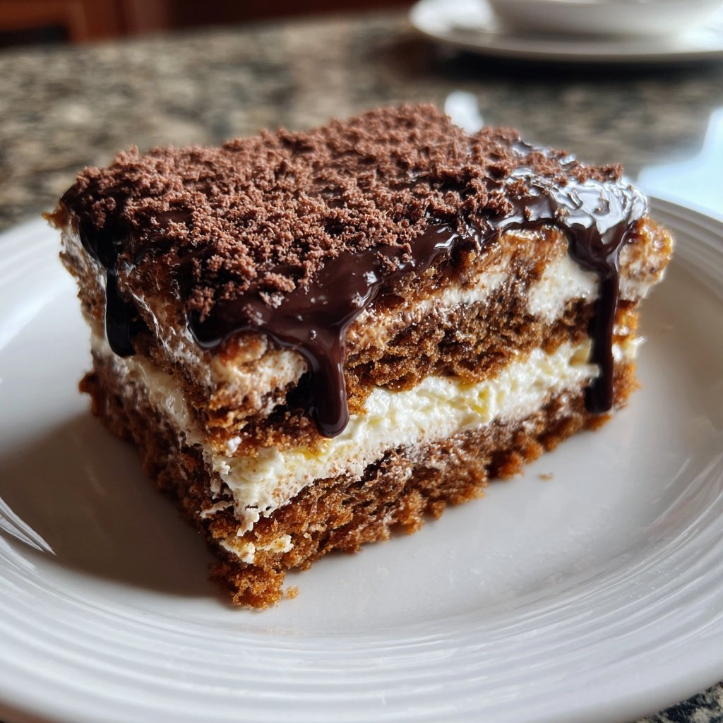 Blechkuchen mit Kakaoteig